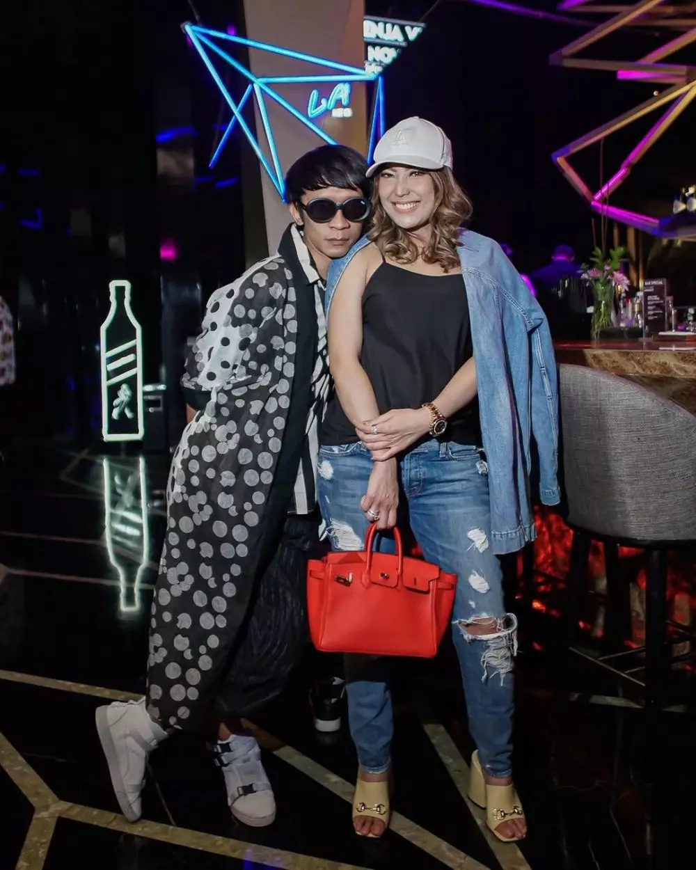 gaya nyentrik aming hadiri ulang tahun © instagram gaya nyentrik aming hadiri ulang tahun © instagram