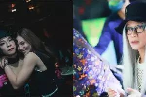 7 Gaya nyentrik Aming hadiri acara ulang tahun, pakai baju transparan