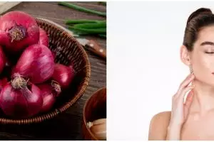 9 Manfaat bawang merah untuk wajah, bantu cegah penuaan dini