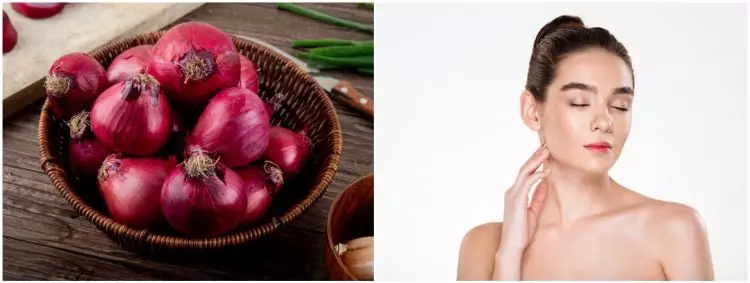 9 Manfaat bawang merah untuk wajah, bantu cegah penuaan dini