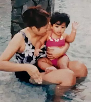 Potret masa kecil Jihane Almira © berbagai sumber Potret masa kecil Jihane Almira © berbagai sumber