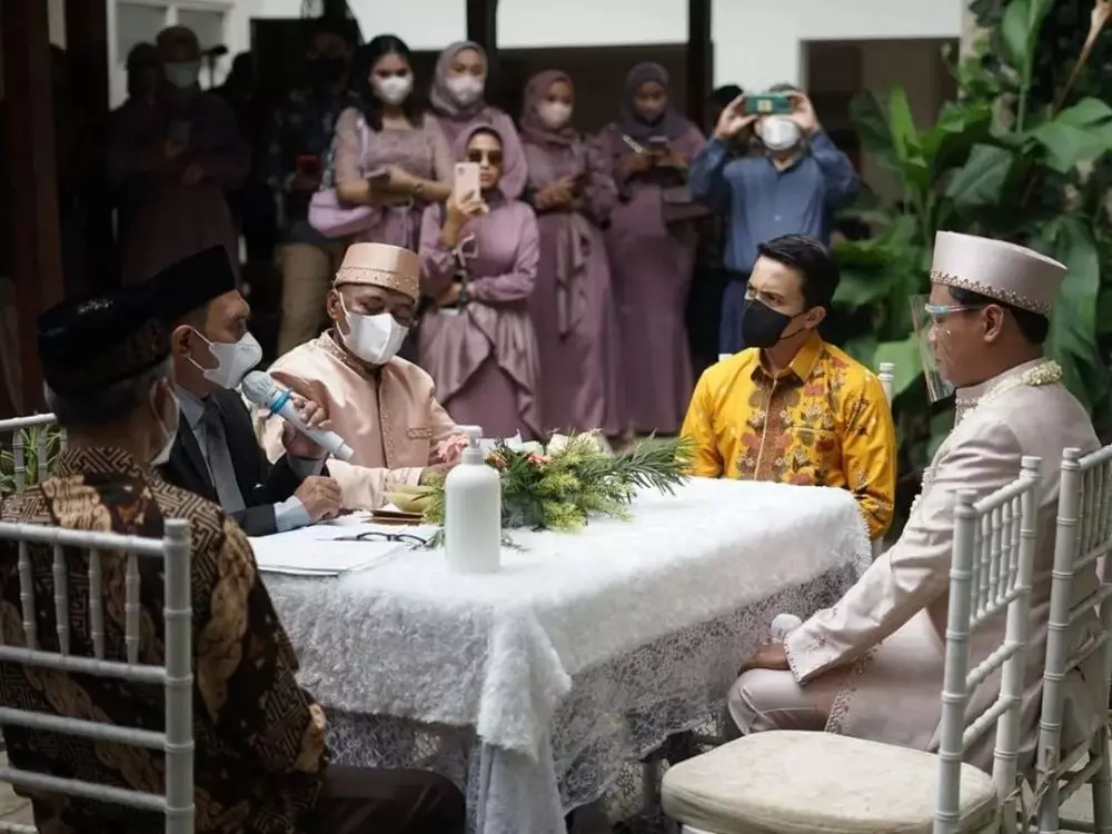 Momen Sahrul Gunawan jadi saksi nikah Instagram Momen Sahrul Gunawan jadi saksi nikah Instagram