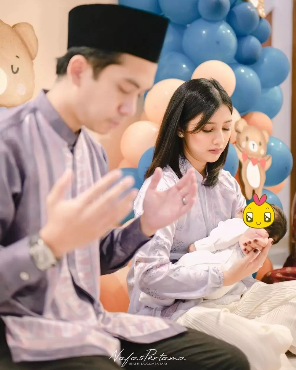 Momen akikah anak kedua artis FTV Fita Anggriani © Instagram