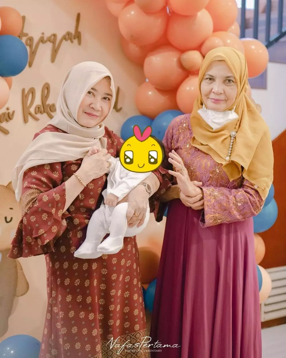 Momen akikah anak kedua artis FTV Fita Anggriani © Instagram