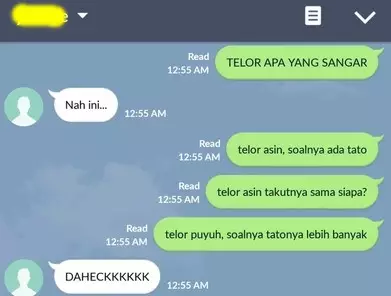 chat tebak-tebakan lucu © berbagai sumber