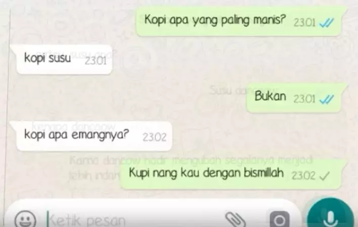 chat tebak-tebakan lucu © berbagai sumber