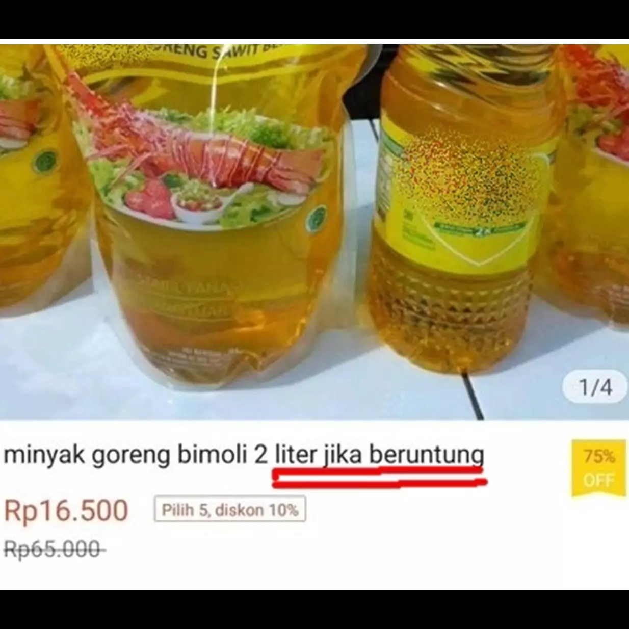 9 Momen lucu jual minyak goreng ini bikin ngelus dada