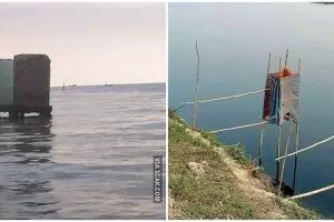 11 Potret lucu bangunan di atas air, penampakannya bingungin