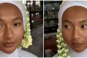Potret transformasi wanita dirias pengantin ini hasilnya bikin melongo
