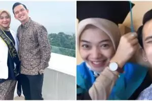 7 Momen Ikbal Fauzi dampingi istri wisuda profesi, penuh kebahagiaan