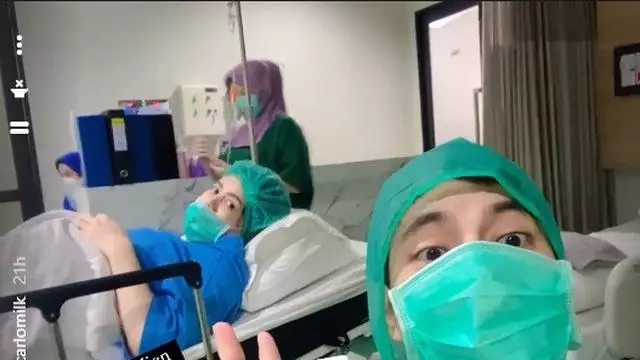 momen bahagia istri carlo milk lahirkan anak kedua © instagram