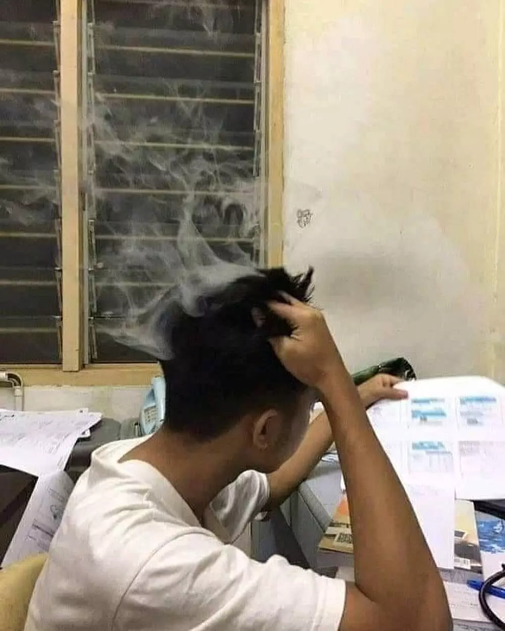 tingkah absurd siswa di kelas © Instagram