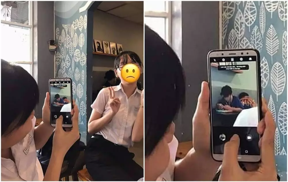 tingkah absurd siswa di kelas © Instagram