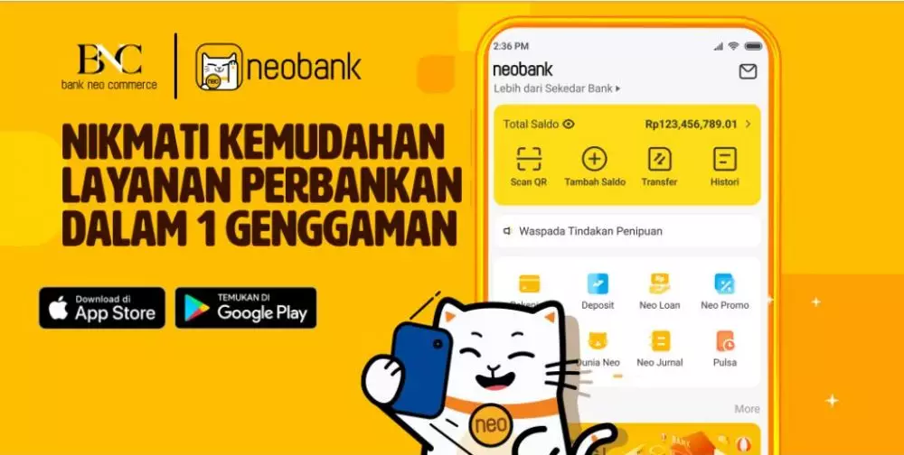 Aplikasi Neobank  © berbagai sumber
