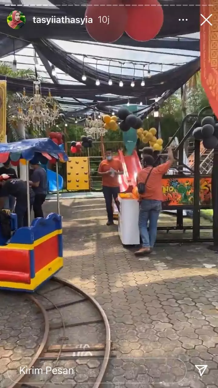 pesta ulang tahun anak Tasyi Athasyia  © berbagai sumber