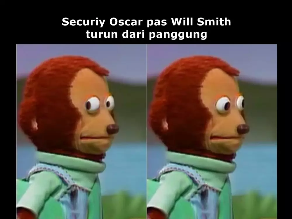 meme will smith tampar chris rock © berbagai sumber