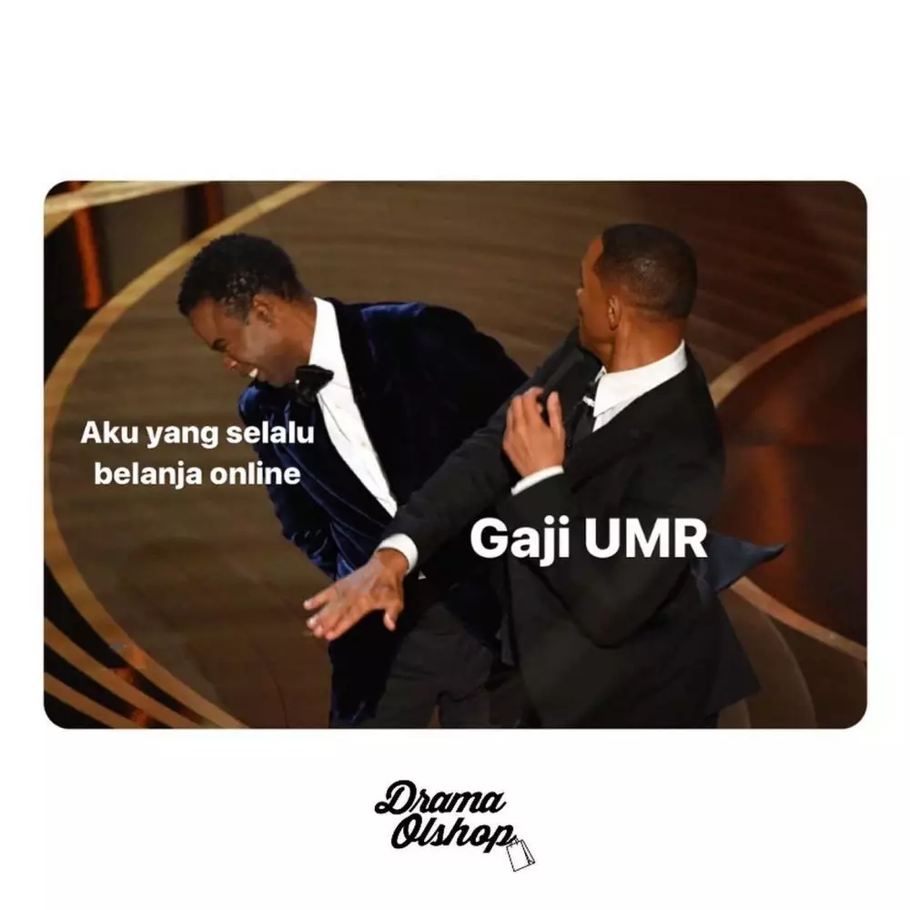 meme will smith tampar chris rock © berbagai sumber