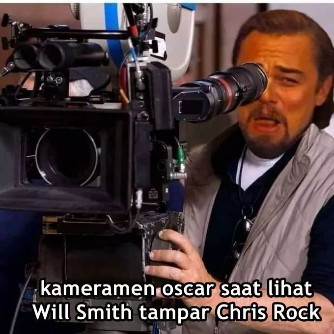 meme will smith tampar chris rock © berbagai sumber