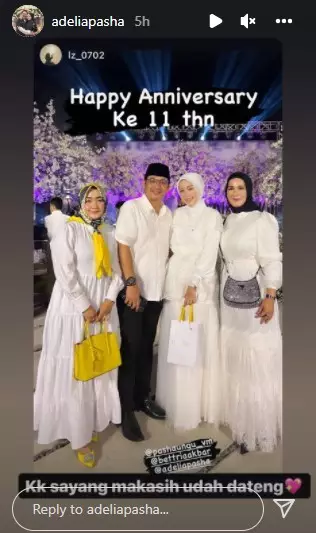 Momen Adelia Pasha rayakan ultah ke-33 © Instagram