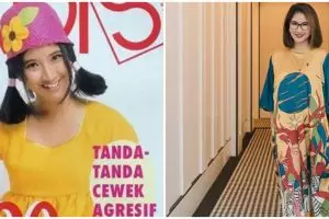 7 Potret Novita Angie awal karier, rambut kriting ikonik