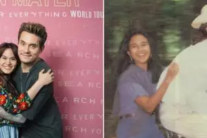 Momen 7 seleb dengan penyanyi dunia, Mick Jagger bonceng Ria Irawan