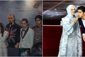 9 Potret kedekatan Mulan Jameela bareng Al, El, Dul, manggung bareng