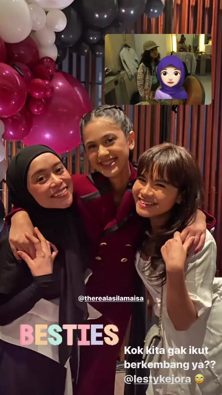 momen ulang tahun asila maisa © instagram