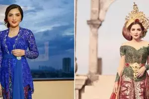 13 Potret Ashanty pakai baju adat Indonesia, anggun berkebaya Bali