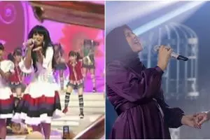 11 Potret aksi panggung Krisdayanti dan Aurel dari kecil hingga kini