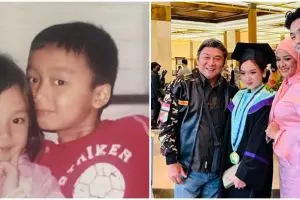 9 Potret kompak Leon Dozan dan Nabilah Rahman dari kecil hingga kini