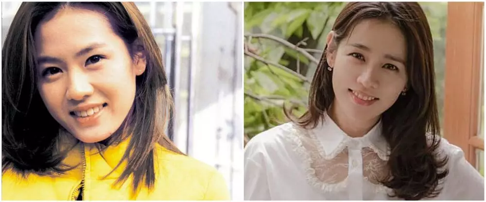 potret dulu dan kini Son Ye-jin © berbagai sumber