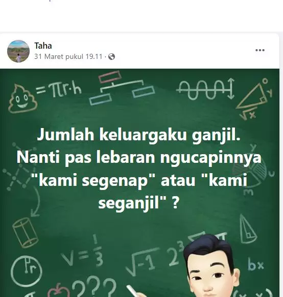 status bapak bapak pas ramadan © berbagai sumber