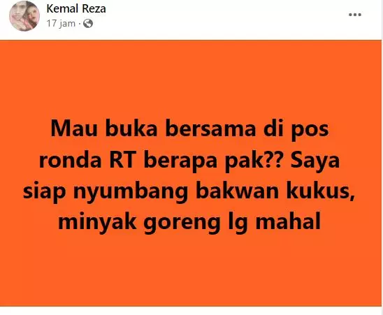 status bapak bapak pas ramadan © berbagai sumber