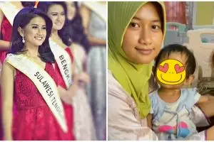 Viral ibu rumah tangga dulunya finalis Miss Indonesia, begini kisahnya