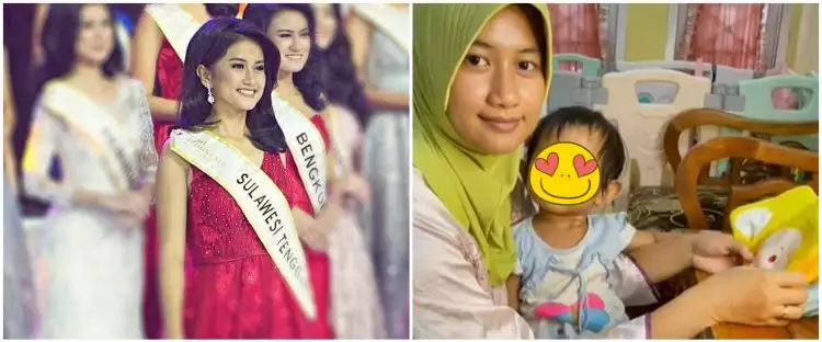 Viral ibu rumah tangga dulunya finalis Miss Indonesia, begini kisahnya