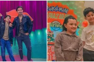 11 Momen Fairuz A Rafiq rayakan ultah ke-10 King Faaz, bertema Pokemon