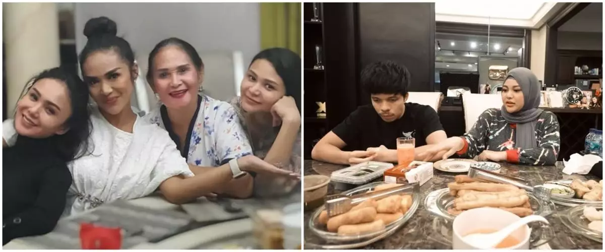 Momen buka puasa pertama 10 seleb, kumpul bareng keluarga