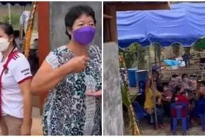 Dikira warung makan, aksi rombongan turis nyasar ke hajatan ini viral