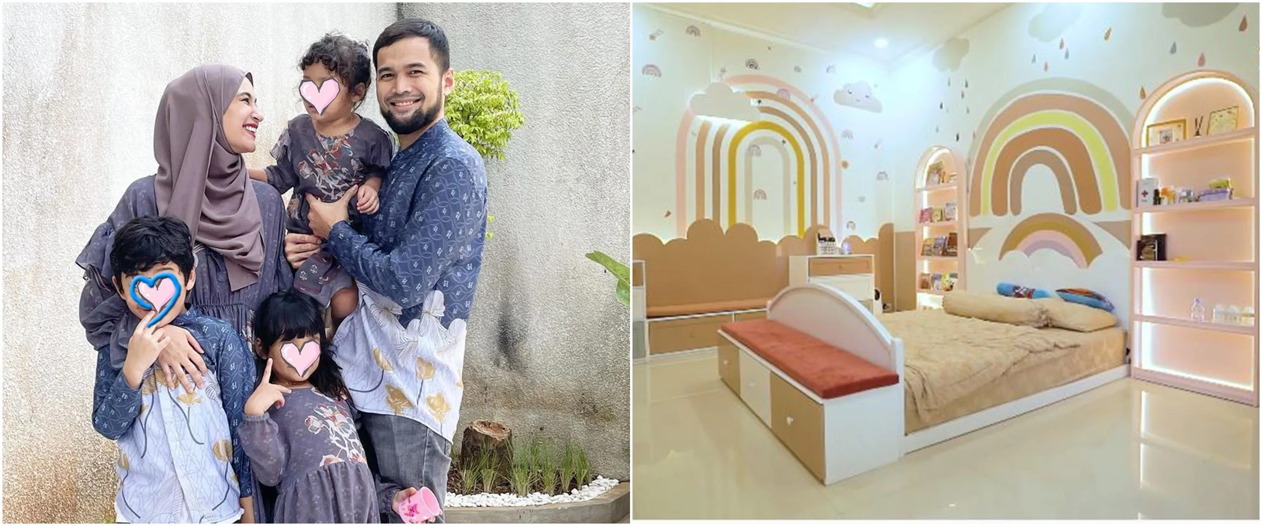 9 Penampakan kamar anak Shireen Sungkar sebelum dan sesudah renovasi