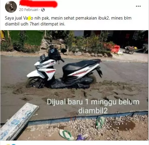 status bapak bapak jualan © Facebook