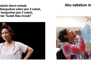 11 Meme kocak tentang sahur ini relate abis, setuju nggak?