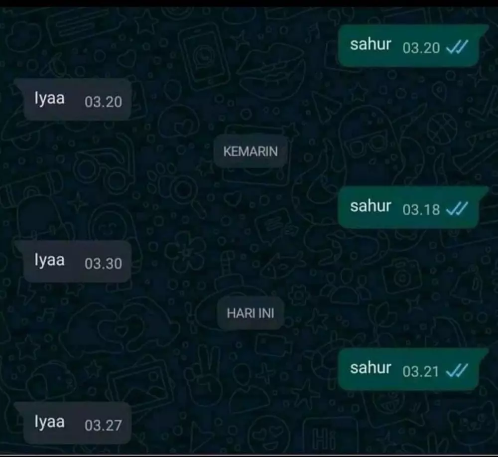 chat lucu bangunin sahur © berbagai sumber chat lucu bangunin sahur © berbagai sumber
