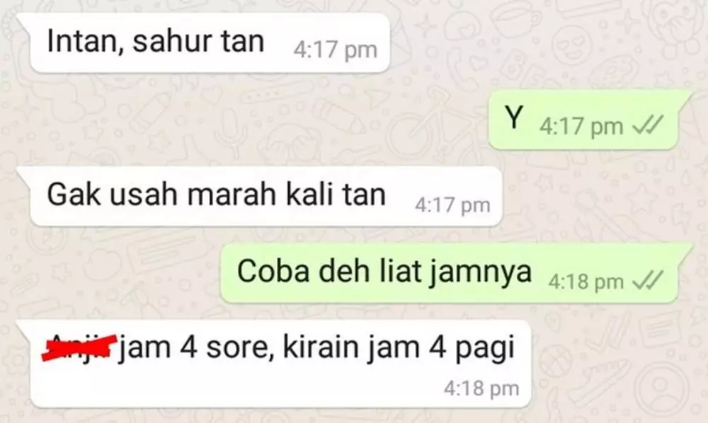 chat lucu bangunin sahur © berbagai sumber chat lucu bangunin sahur © berbagai sumber