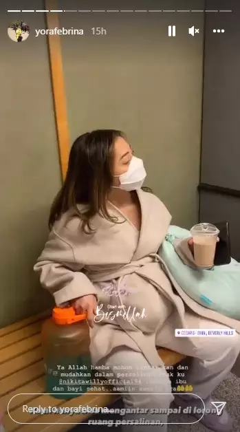 momen persalinan Nikita Willy © Instagram