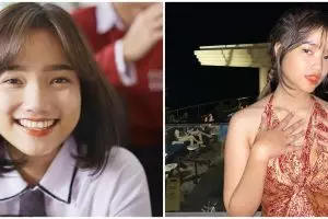 Tampil berkelas, ini potret Fuji kembaran baju dengan seleb lain