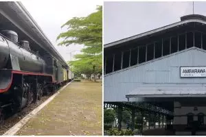 5 Serunya jalan-jalan ke Museum Kereta Api Ambawara, bak ke masa lalu