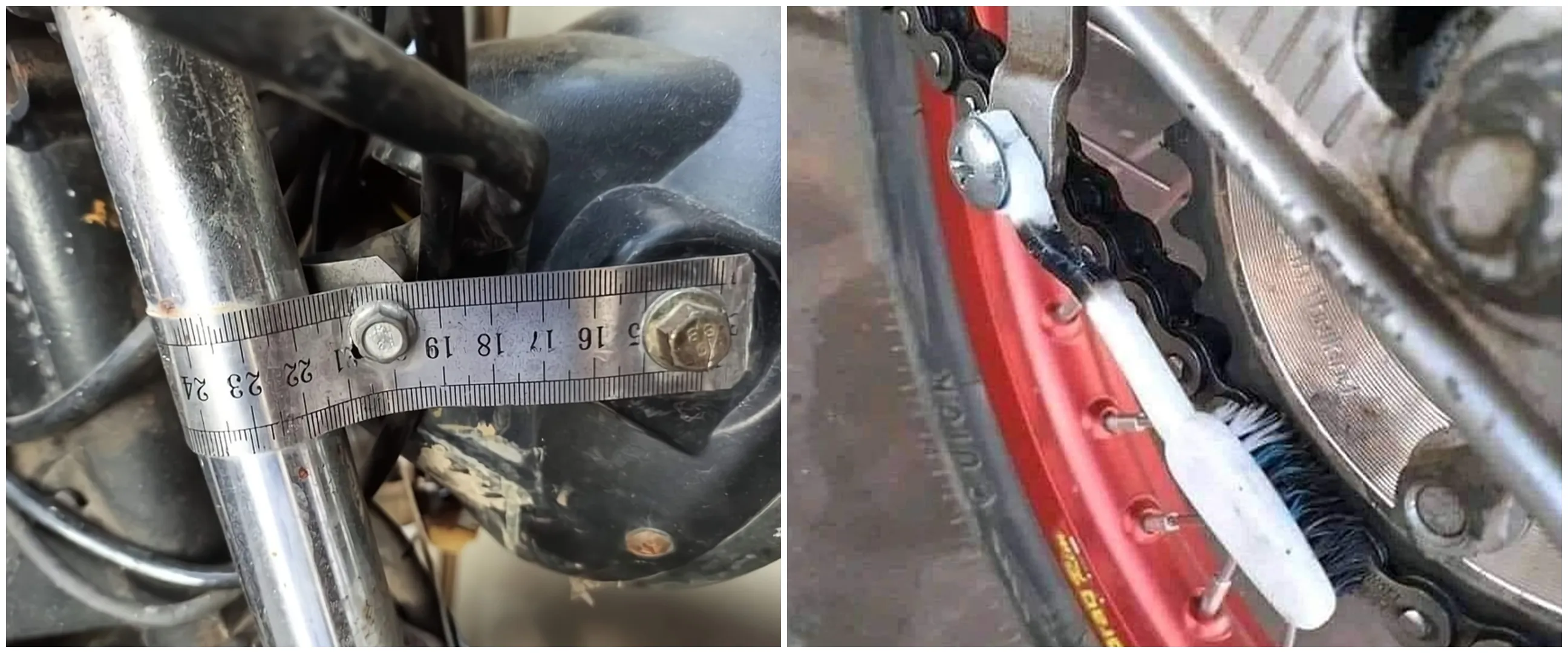 11 Benda nyeleneh dipasang di motor ini bikin gagal fokus