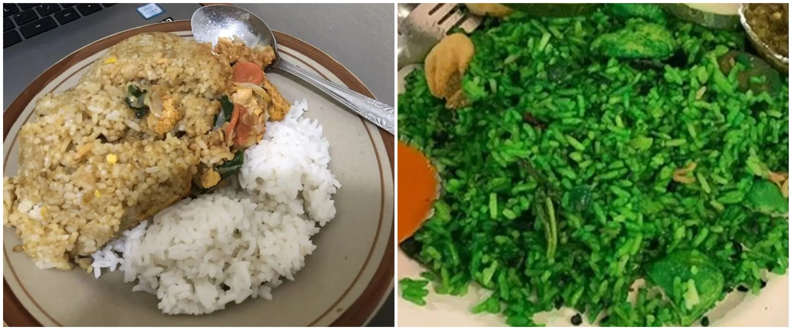 11 Potret nyeleneh nasi goreng, penampakannya bikin tepuk jidat