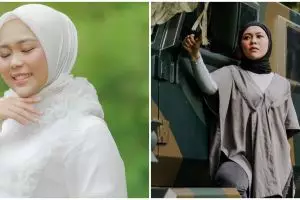 7 Pemotretan Selfi LIDA di atap, gayanya meniru Ratu Romawi