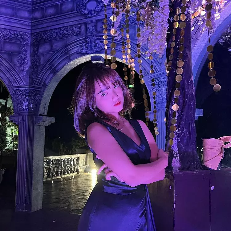 Gaya Fuji pakai gaun © Instagram/@fuji_an Gaya Fuji pakai gaun © Instagram/@fuji_an